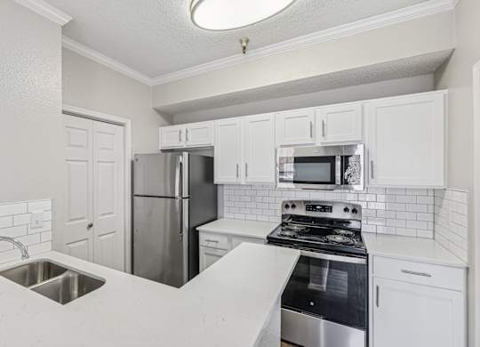 A3 kitchen at Jefferson Place in Irving, Tx