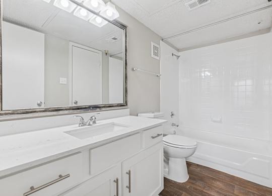 B1 bathroom at Jefferson Place in Irving, Tx