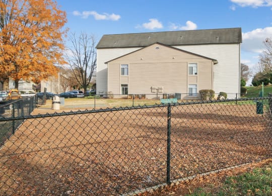 dog park 
at Sabal Point Apartments in Pineville, NC