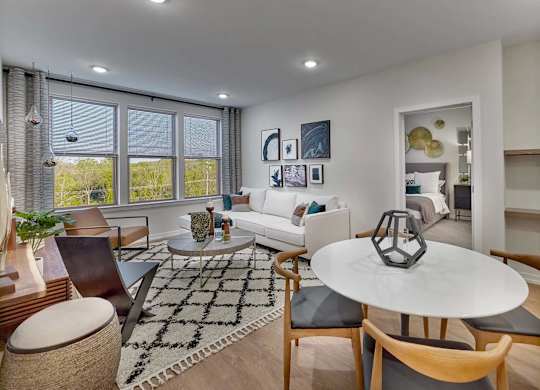 Apartment Living and Dining