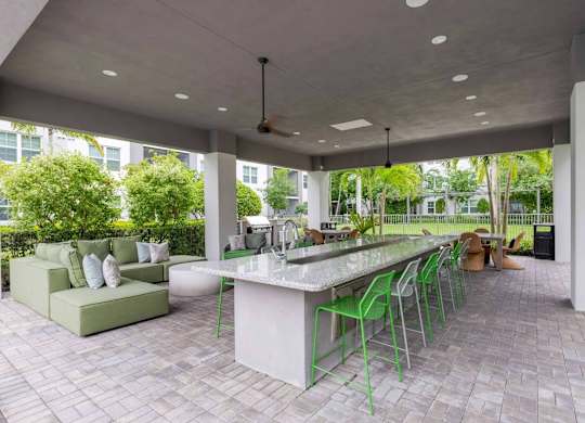 Outdoor Grilling Lounge