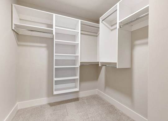 Apartment Walk-in Closet