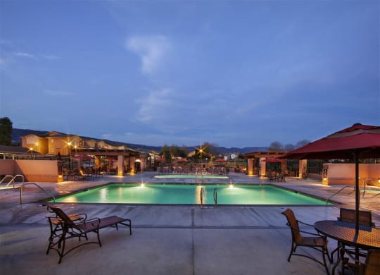 Front Pool View, at Willow Springs, Goleta, 93117