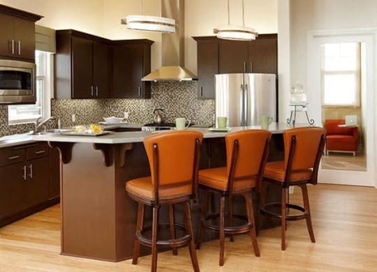 Eat in kitchen, at Ralston Courtyard Apartments, California, 93003