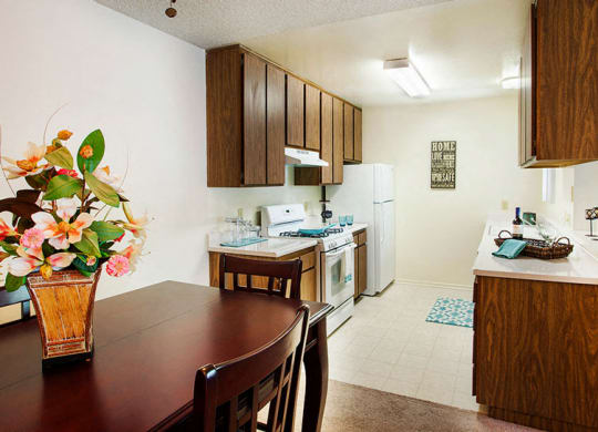 Dining Space Off Kitchen at Knollwood Meadows Apartments, Santa Maria, CA