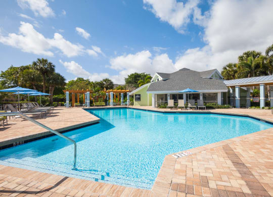 Pool at The Villages Apartment of Banyan Grove Apartments in Boynton Beach FL