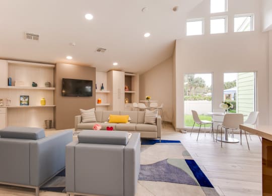 Resident clubhouse at The Villages Apartment of Banyan Grove Apartments in Boynton Beach FL