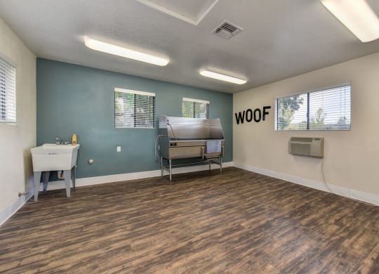 Dog Spa Tub with Sink at Rocklin Manor  Apartments, Rocklin  , California
