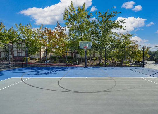 Rocklin manor Sports court with basketball hoop and tennis court at Rocklin Manor  Apartments, Rocklin  ,California, 95677
