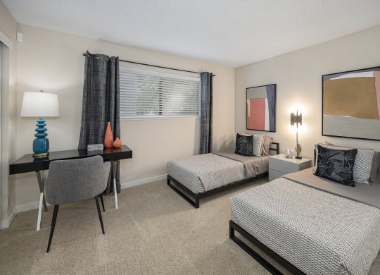 Bedroom at Silverstone Apartments, Davis