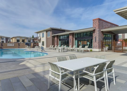 Pool Deck at Sierra Gateway Apartments, California, 95677