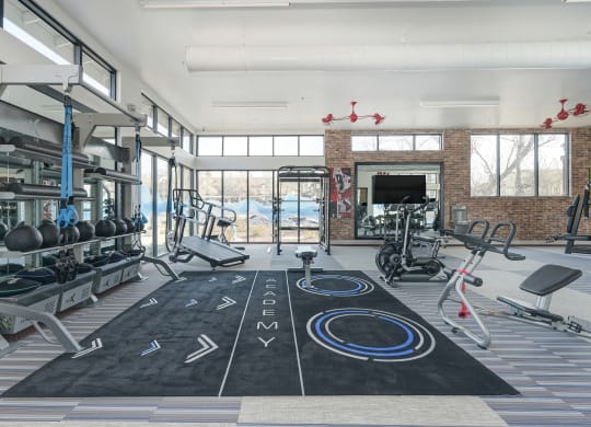 Gym at Sierra Gateway Apartments, California, 95677