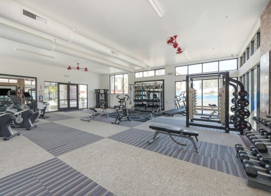 Fitness Center at Sierra Gateway Apartments, Rocklin, CA