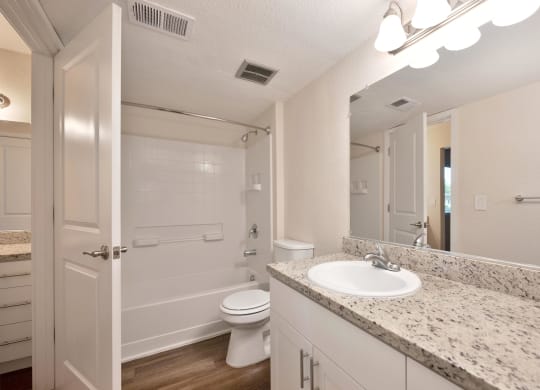 Bathroom with a Sink at Rush River Apartments, Sacramento, CA, 95831
