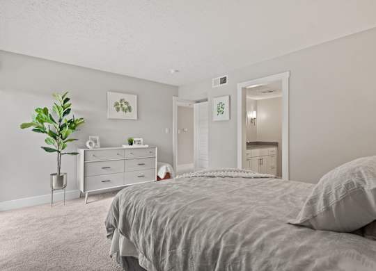 Large Bedrooms at Lakes of Carmel Apartments, Carmel, IN, 46032