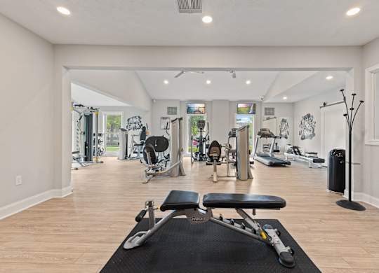 Renovated Gym at Lakes of Carmel Apartments, Indiana, 46032