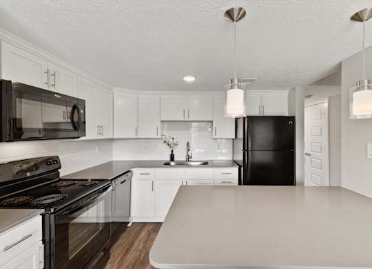 Eat-In Kitchen Table at Lakes of Carmel Apartments, Carmel, Indiana