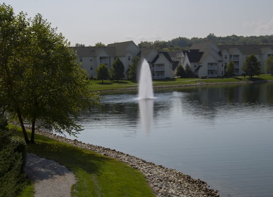 Scenic Walking Trails at Aspen Lakes Apartments, Indianapolis, Indiana