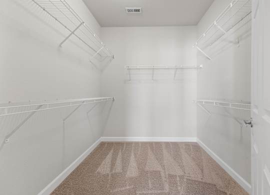 Chardonnay Walk-in Closet at The Retreat at Carmel, Indiana, 46280