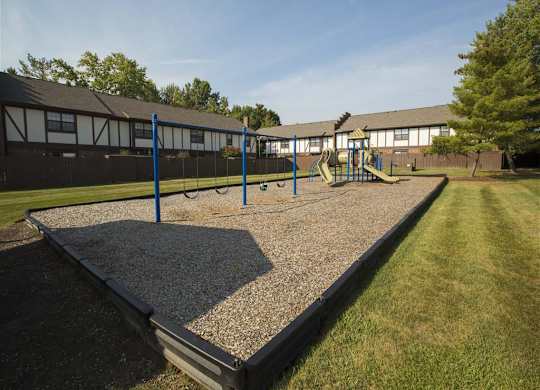 Swing Set at Woodland Springs Apartment Homes, Carmel, Indiana