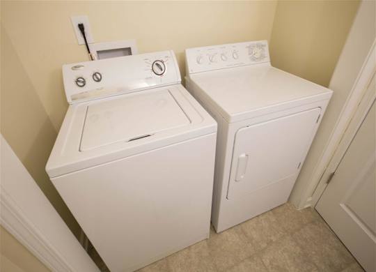 Washer/Dryer Connections at Woodland Springs Apartment Homes, Carmel, IN, 46033