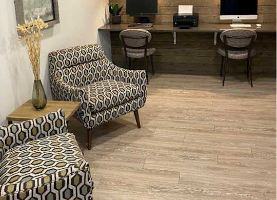 Resident business center at Lakes of Carmel Apartments, Carmel, IN, 46032
