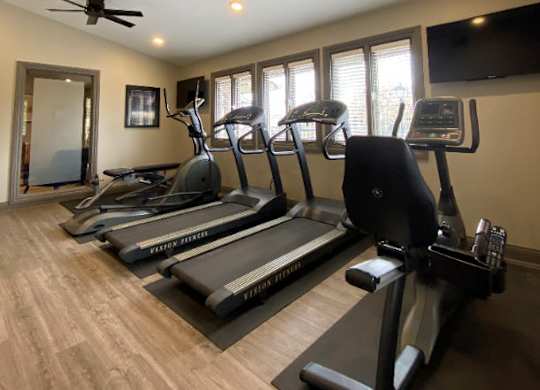 Fitness Cardio Equipment at Woodland Springs Apartment Homes, Indiana