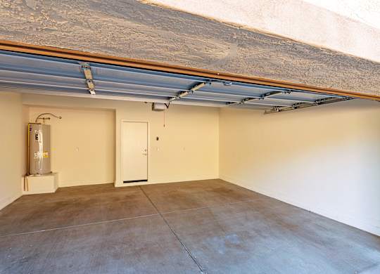 2 Car Garages adjacent to townhomes at Casa Sole Vita Townhomes, Mesa, 85208