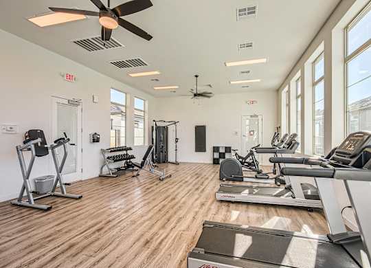 Fitness Center With Modern Equipment at Hampton Meridian, Apache Junction, Arizona