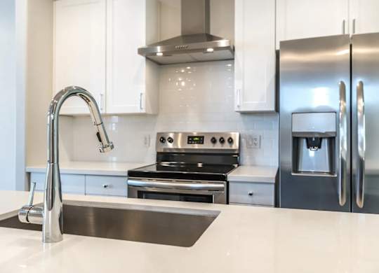 Stainless Steel Appliances at Dolce Villagio Townhomes, Tempe