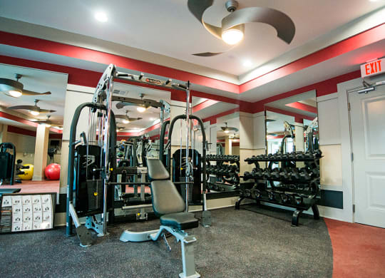 State Of The Art Fitness Center at Link Apartments® Brookstown, Winston Salem