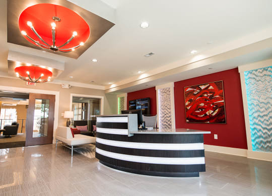 Lobby Area at Link Apartments® Brookstown, Winston Salem, NC