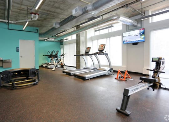 High Endurance Fitness Center at Link Apartments® Canvas, Atlanta, GA, 30312