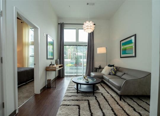 Bright Living Room at Link Apartments® Canvas, Atlanta