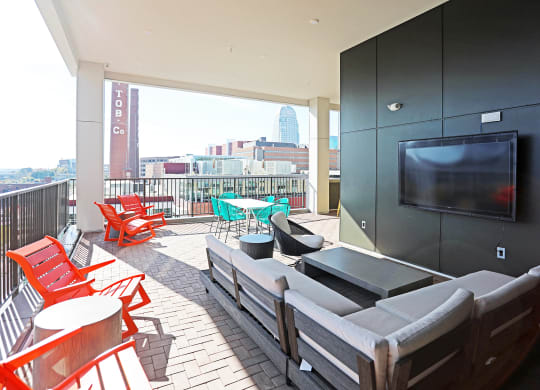 Rooftop Lounge at Link Apartments Innovation Quarter, Winston Salem, 27101