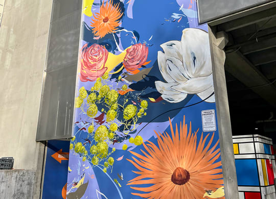 a mural on the side of a building at Link Apartments® Canvas, Atlanta