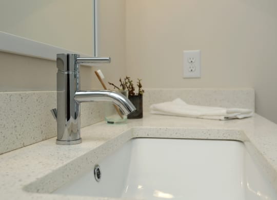 Quartz Bathroom Countertops Phase 1 at Link Apartments® Mixson, North Charleston, SC