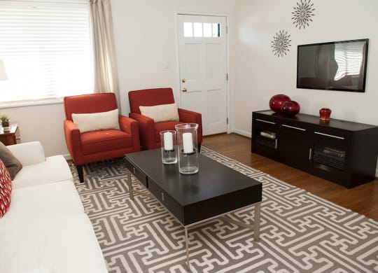 Clubroom With TV at Glen Lennox Apartments, Chapel Hill, North Carolina
