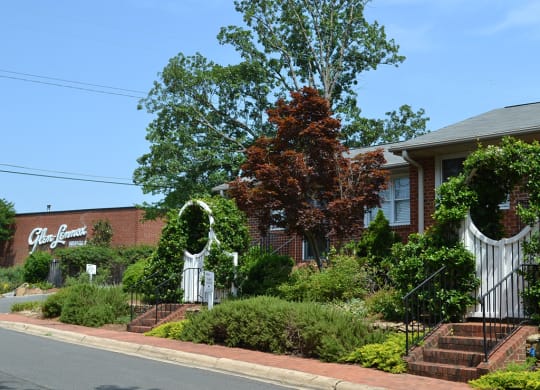 Property Entrance at Glen Lennox Apartments, Chapel Hill, NC, 27514