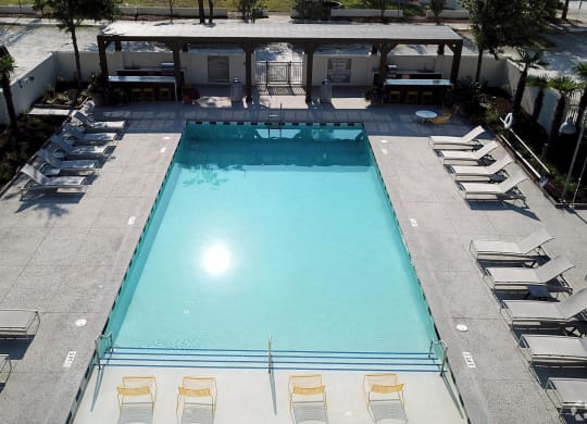 Large saltwater pool at Link Apartments® Mixson, North Charleston, SC, 29405