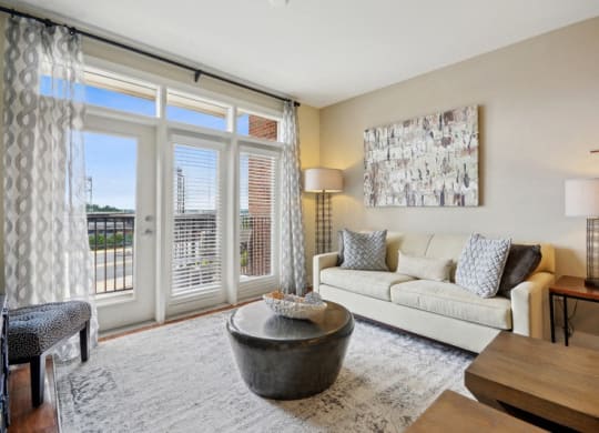 Living Room at Link Apartments® Brookstown, Winston Salem, NC