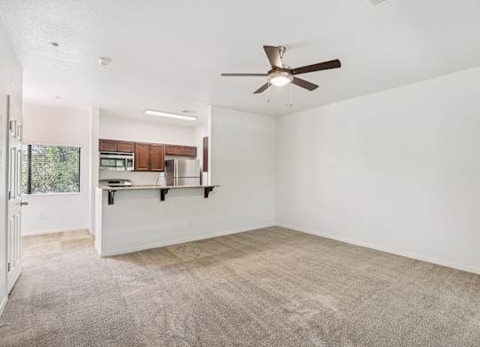 Carpeted Living Area at Rome Park Villas, Nevada