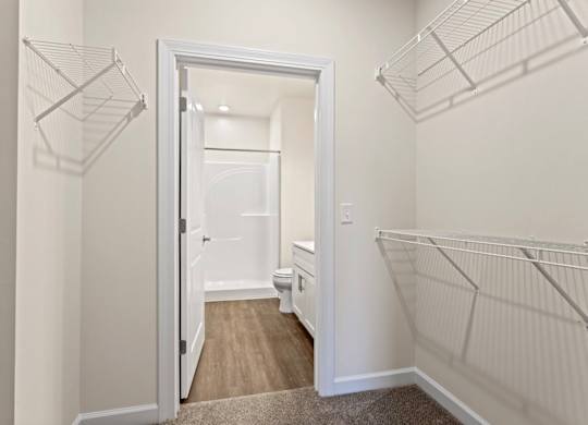 Peaks of Lexington Apartments Bedroom Walk-In Closet