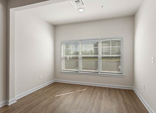 Peaks of Lexington Apartments living room and windows