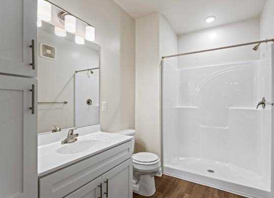 Peaks of Lexington Clubhouse Bathroom with shower