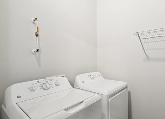 In-unit washer and dryer at Converse Mill Lofts in Spartanburg, SC