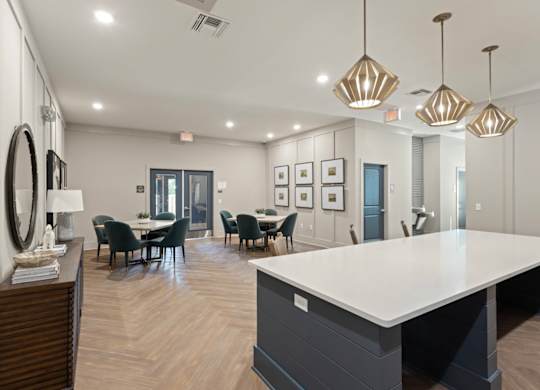 Peaks of Lexington Apartments Interior of Clubhouse
