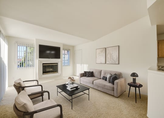 Living room at Arroyo Villa Apartments, Thousand Oaks, 91320