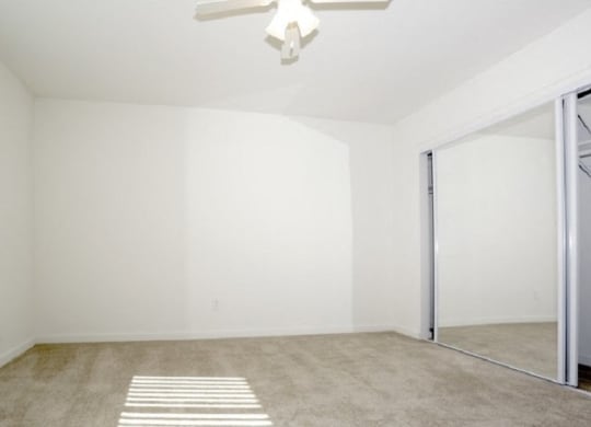 Carpeted Bedroom at Park Apartments, Norwalk, 90650