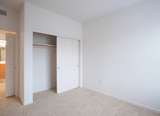 A white room with a doorway leading to another room at Cornerstone at Gale Ranch Apartments, San Ramon 94582